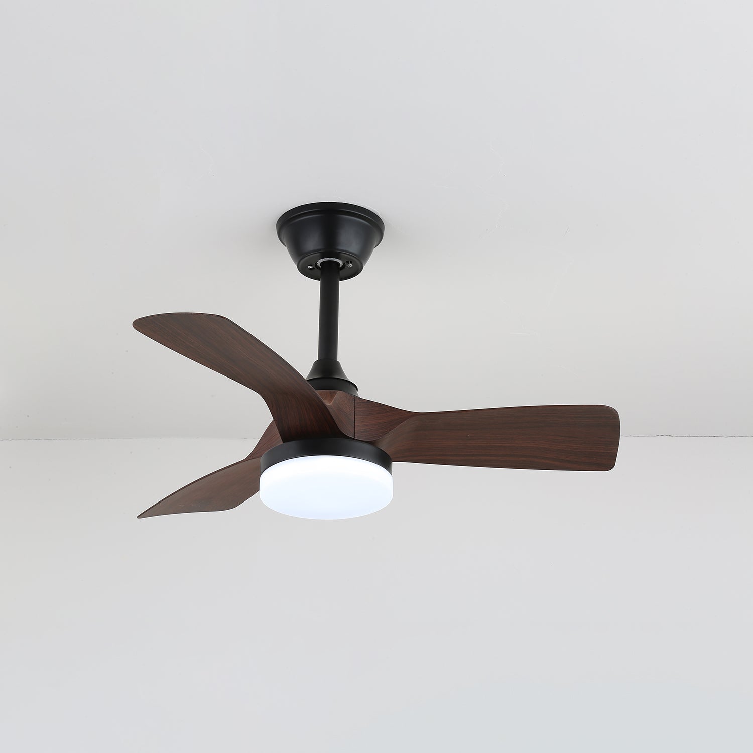 Orlen Minimalist Wood Ceiling Fan Light