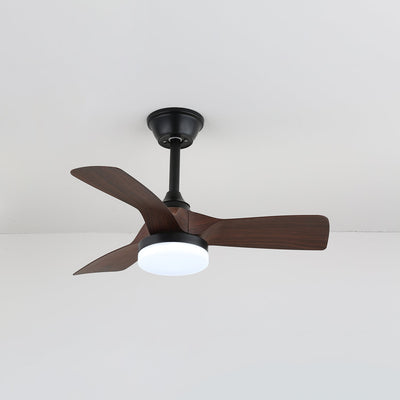 Orlen Minimalist Wood Ceiling Fan Light