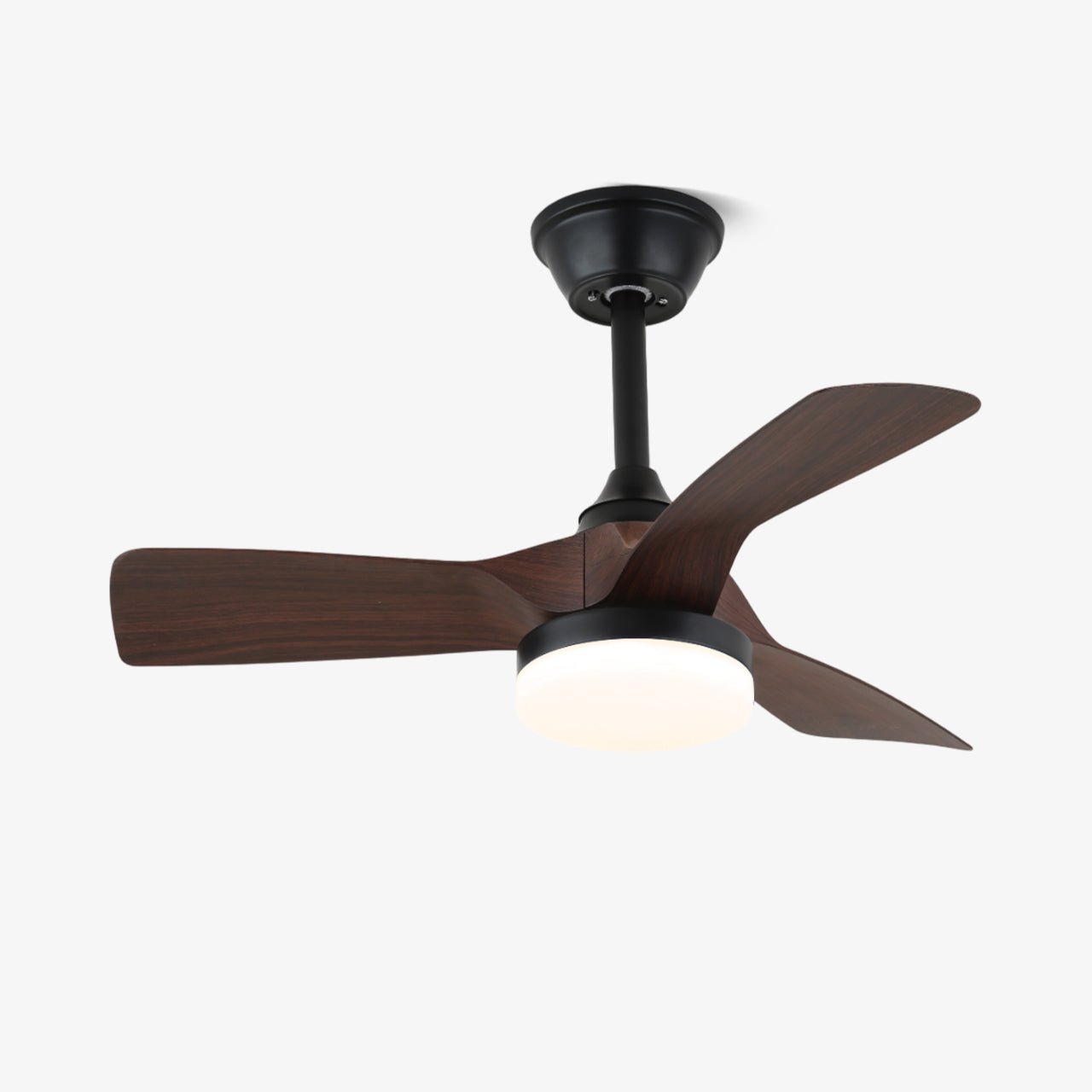 Orlen Minimalist Wood Ceiling Fan Light
