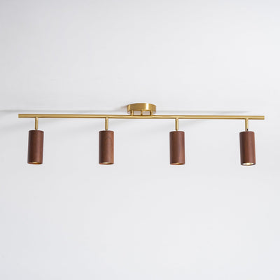 Caspwell Wood Flush Mount Ceiling Light
