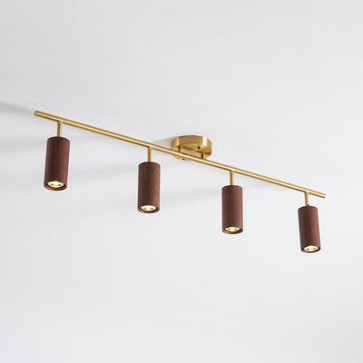 Caspwell Wood Flush Mount Ceiling Light