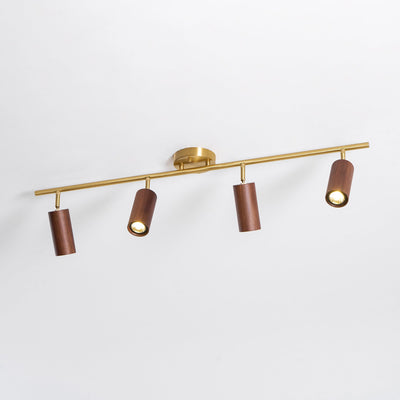 Caspwell Wood Flush Mount Ceiling Light