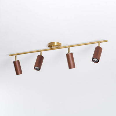 Caspwell Wood Flush Mount Ceiling Light