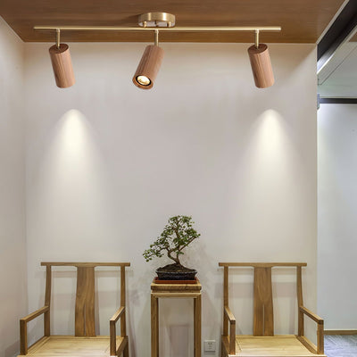 Usolila Modern Minimalist Wood Ceiling Light - Neutral Decor