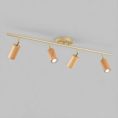 Usolila Modern Minimalist Wood Ceiling Light - Neutral Decor