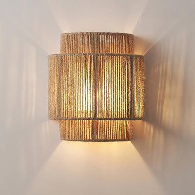 Velivaria Wall Lamp Rustic Weave