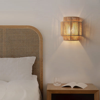 Velivaria Wall Lamp Rustic Weave