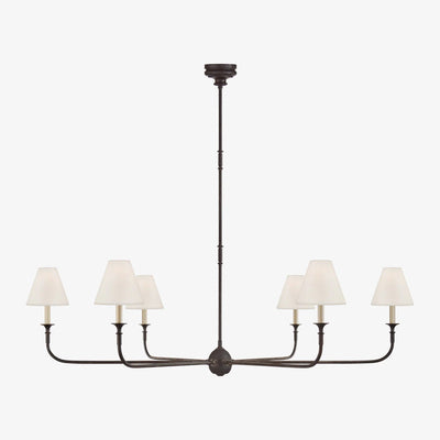 Silva Vintage Retro Chandeliers Living Room Brass - Neutral Decor