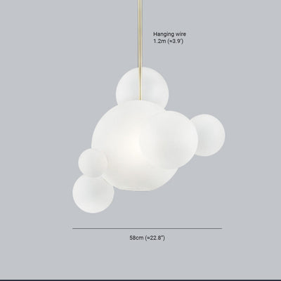 Valentina Modern Bubble Pendant Light - Neutral Decor