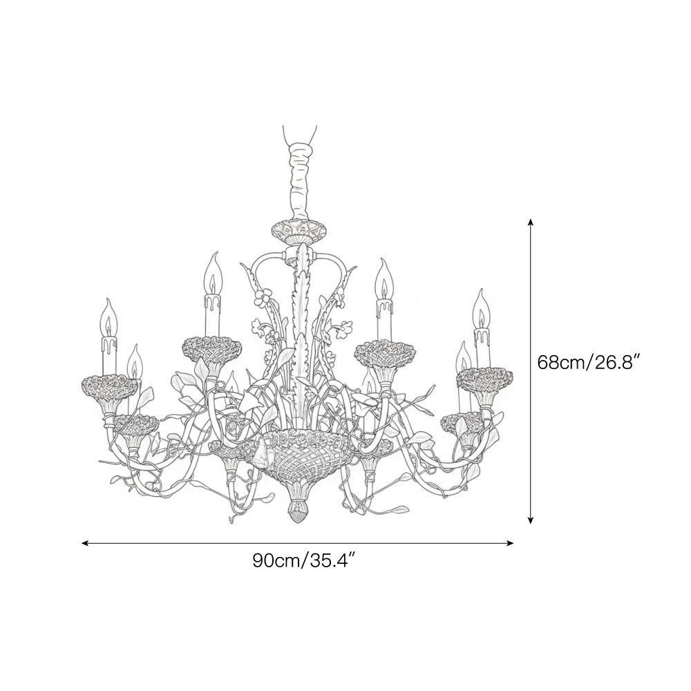 Teriariel Flowers Chandelier