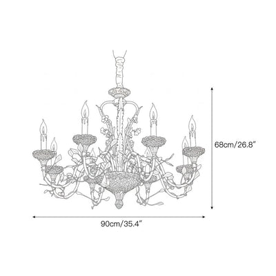 Teriariel Flowers Chandelier