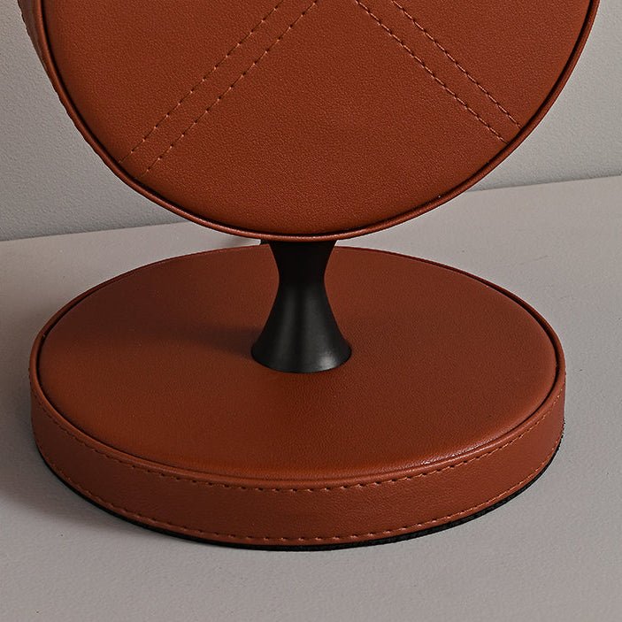 Saddle Stitch Leather Table Lamp