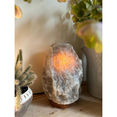 Salt Table Lamp