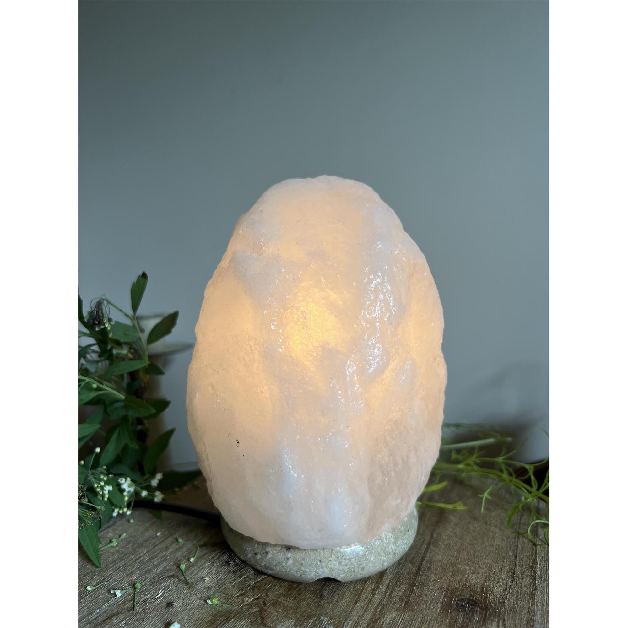 Salt Table Lamp