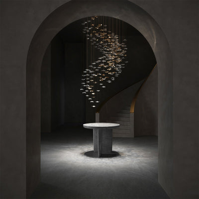 Vecarisra Luxury Tidal Art Glass Pendants Lamp - Neutral Decor