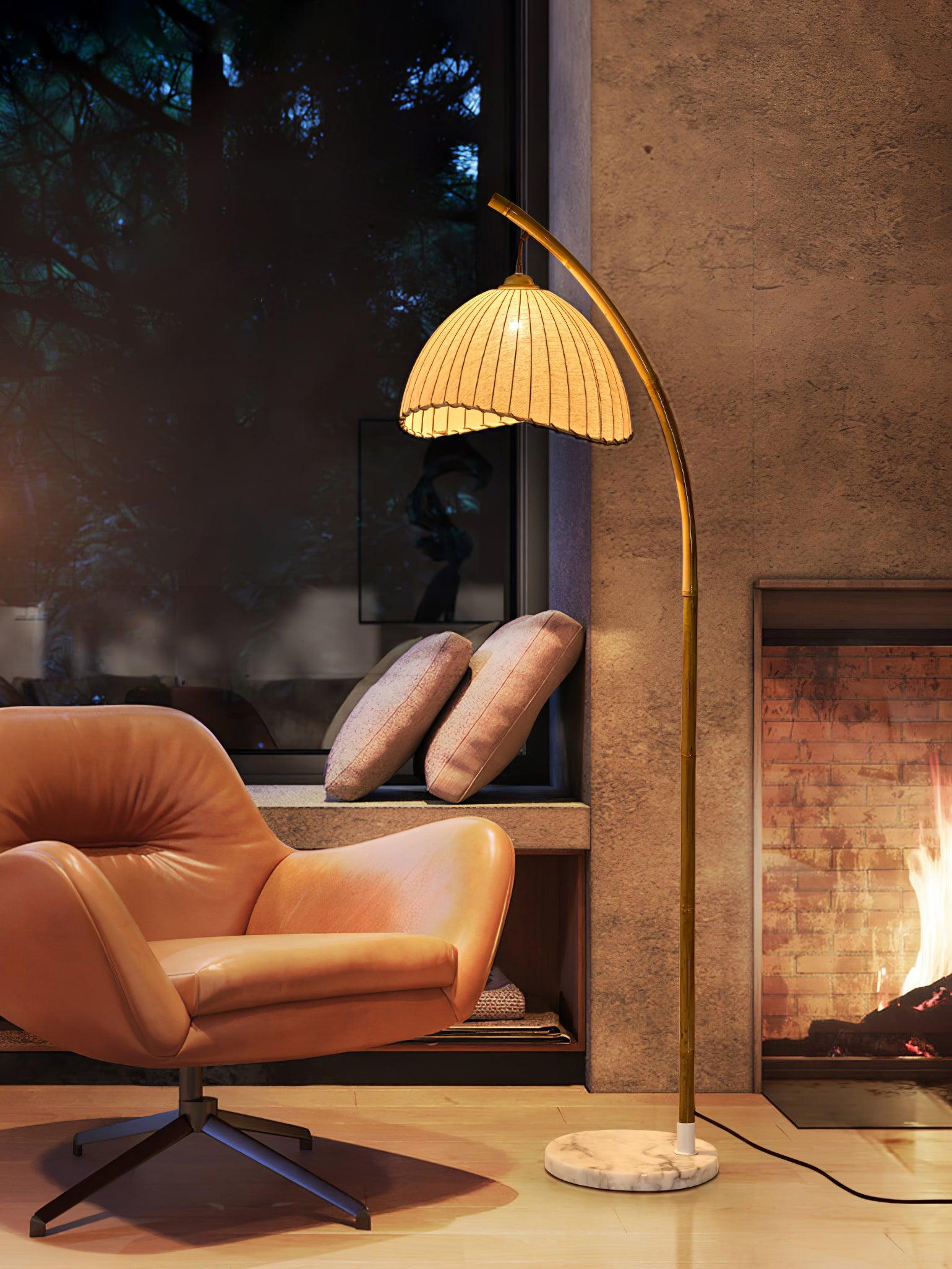 Liveno Minimalist Marble Floor Lamp