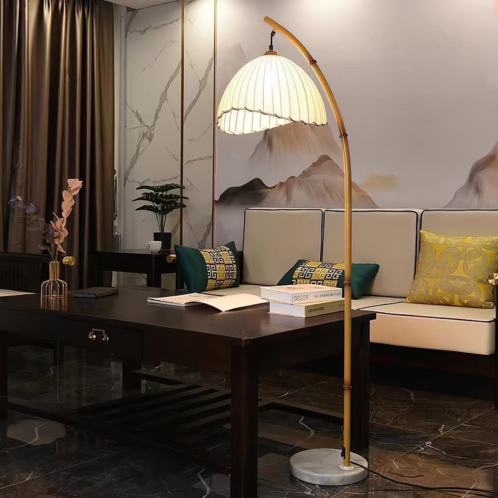 Liveno Minimalist Marble Floor Lamp