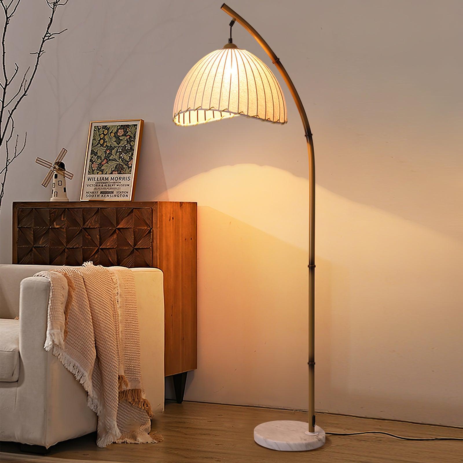 Liveno Minimalist Marble Floor Lamp