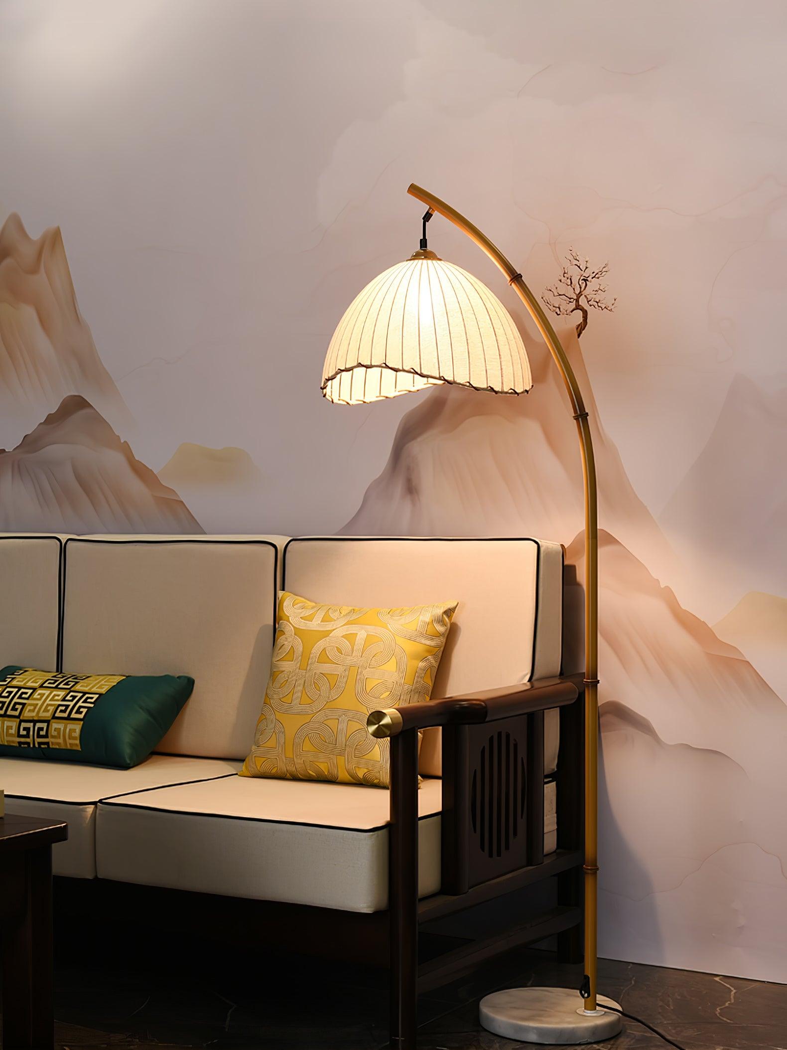 Liveno Minimalist Marble Floor Lamp