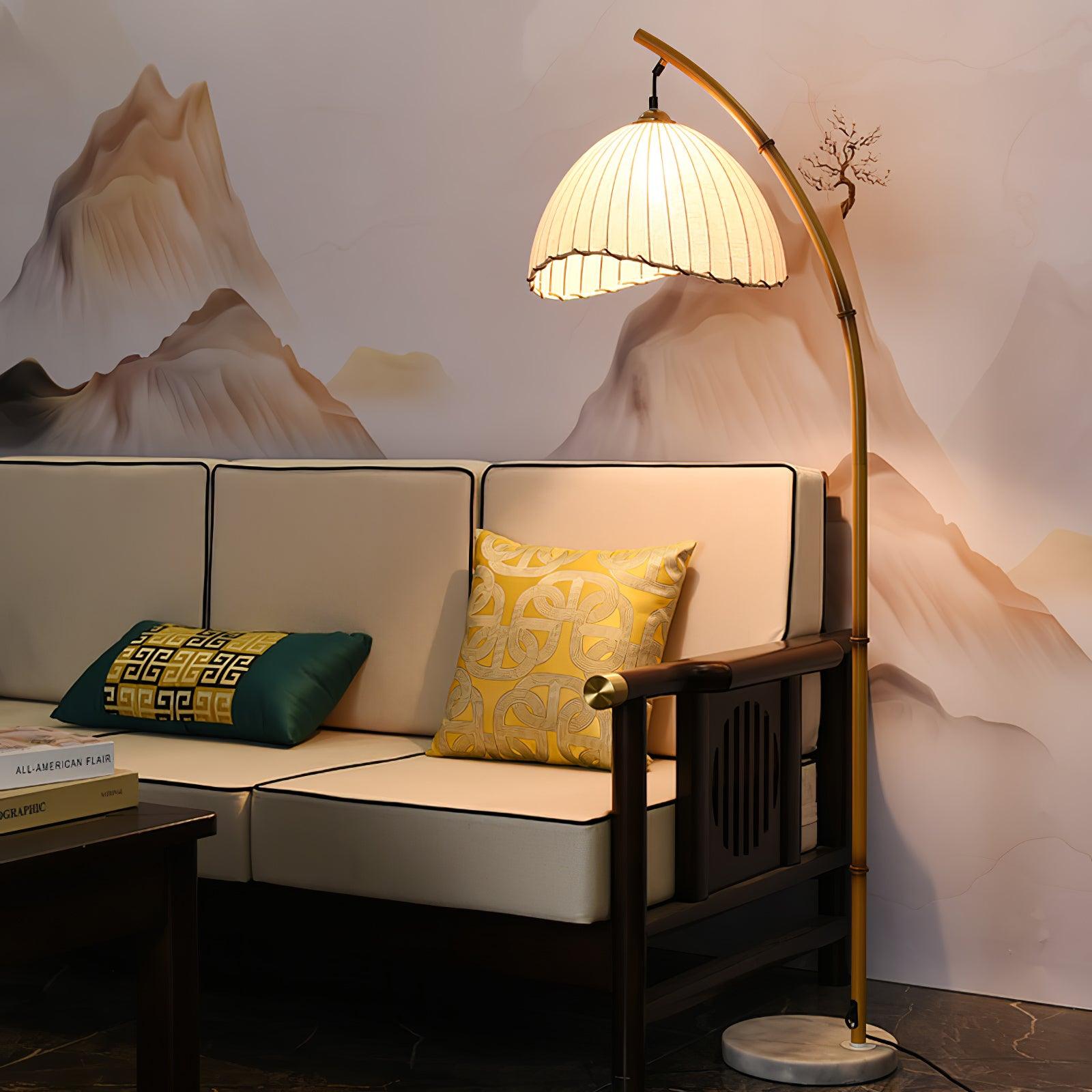 Liveno Minimalist Marble Floor Lamp