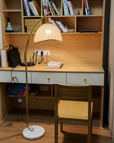 Liveno Minimalist Marble Floor Lamp