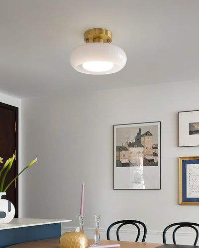 Aveline Glass Ceiling Light - Neutral Decor