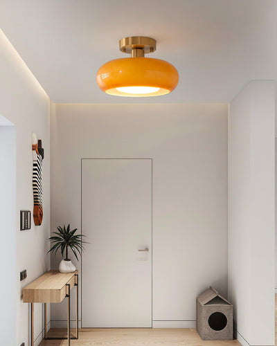 Aveline Glass Ceiling Light - Neutral Decor