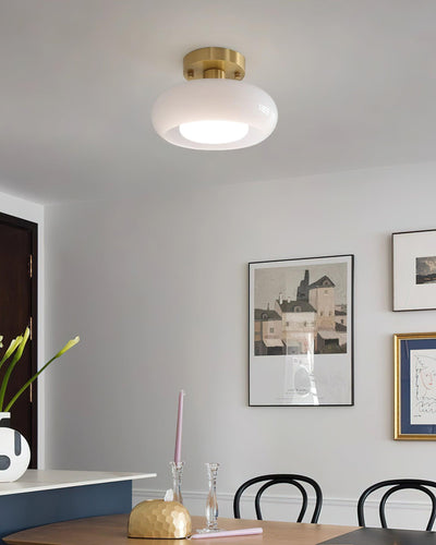 Aveline Glass Ceiling Light - Neutral Decor