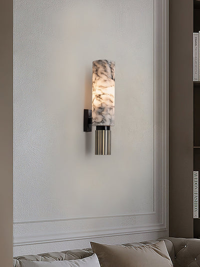 Olnoreth Modern Minimalist Alabaster Wall Lamp - Neutral Decor