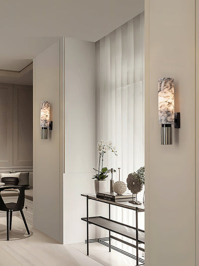 Olnoreth Modern Minimalist Alabaster Wall Lamp - Neutral Decor