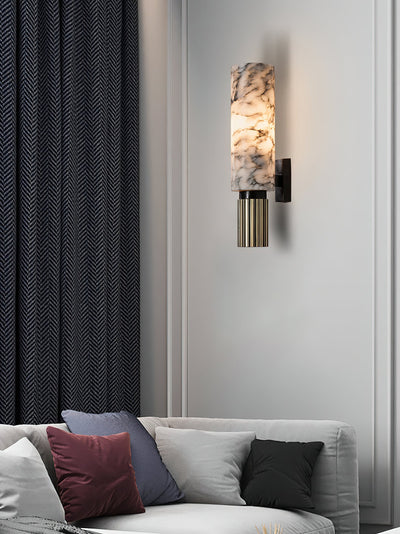Olnoreth Modern Minimalist Alabaster Wall Lamp - Neutral Decor
