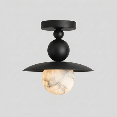 Clairfield Alabaster Flush Mount Ceiling Light