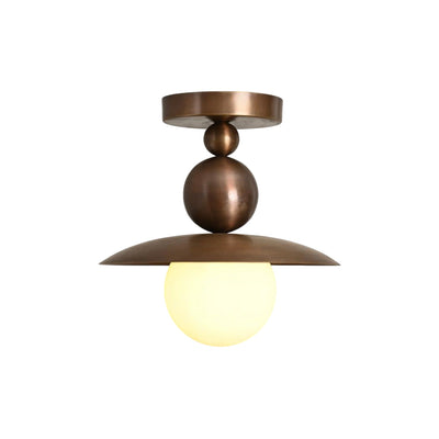 Clairfield Alabaster Flush Mount Ceiling Light