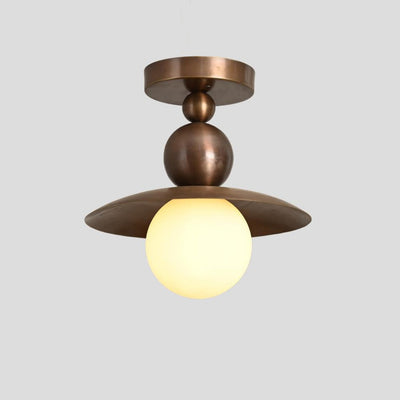 Clairfield Alabaster Flush Mount Ceiling Light