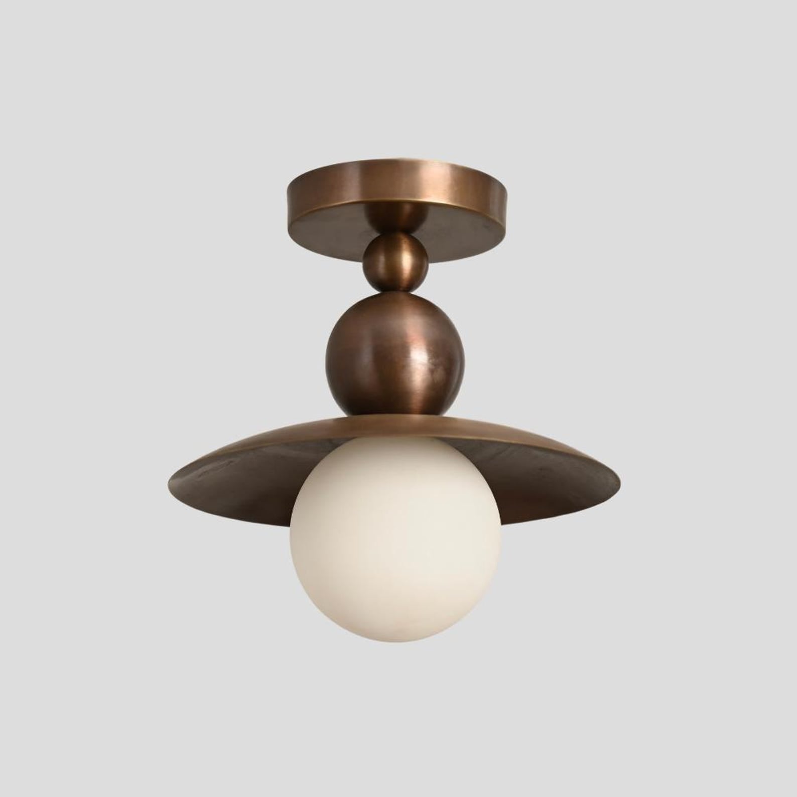 Clairfield Alabaster Flush Mount Ceiling Light