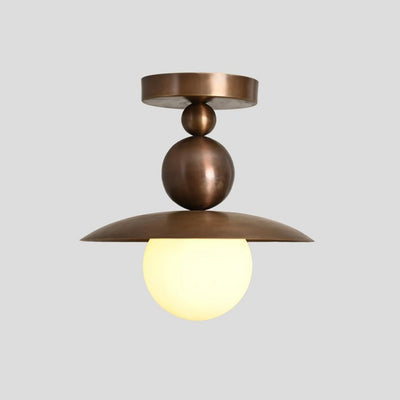 Clairfield Alabaster Flush Mount Ceiling Light