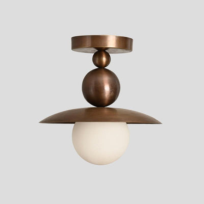Clairfield Alabaster Flush Mount Ceiling Light
