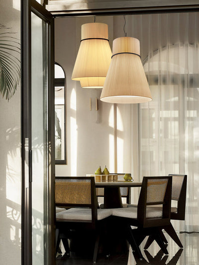 Kestford Pleated Fabric Pendant Lamp