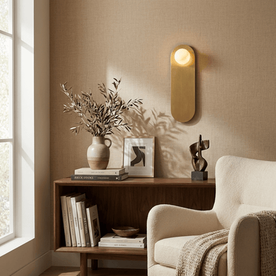 Albivise Spanish Alabaster Wall Sconce