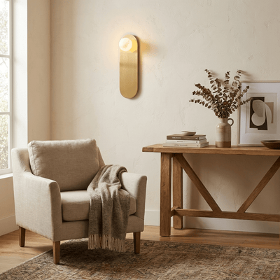 Albivise Spanish Alabaster Wall Sconce