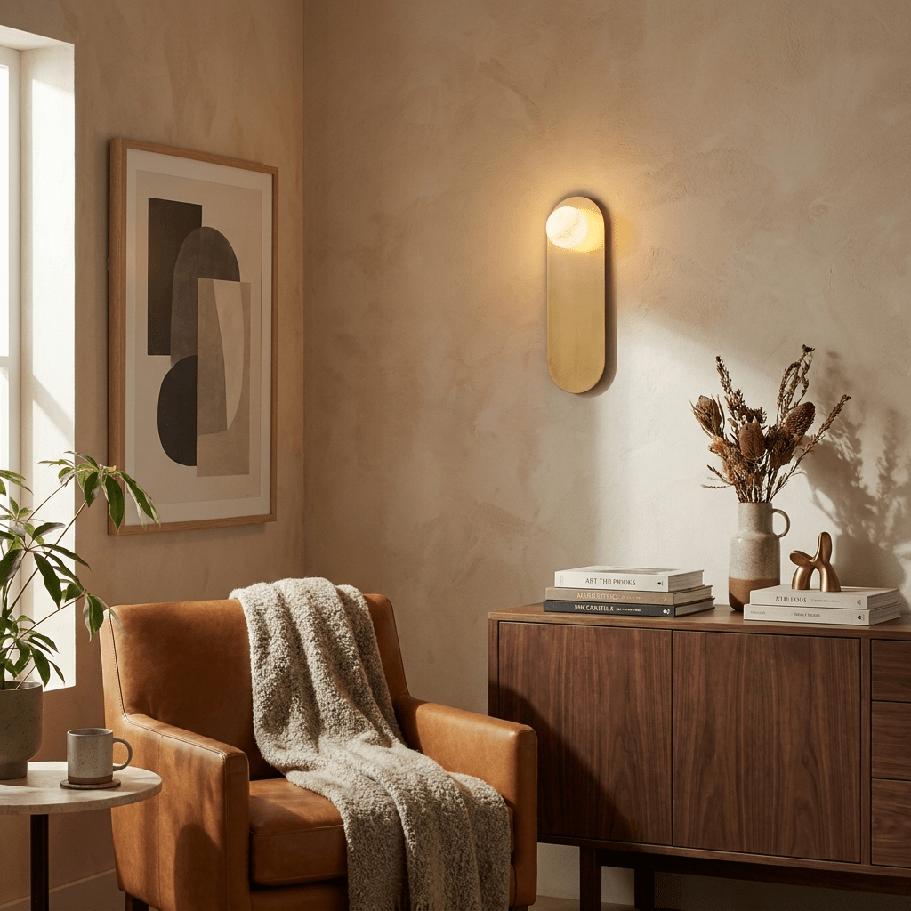 Albivise Spanish Alabaster Wall Sconce