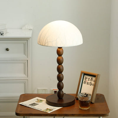 Veloin Paper Wood Table Lamp