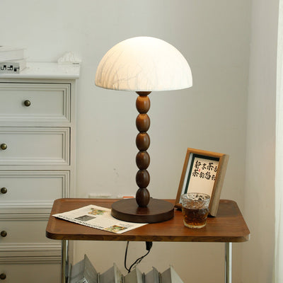Veloin Paper Wood Table Lamp