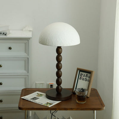 Veloin Paper Wood Table Lamp