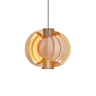 Ivraeus Premium Elegance Ring Wood Pendant Light
