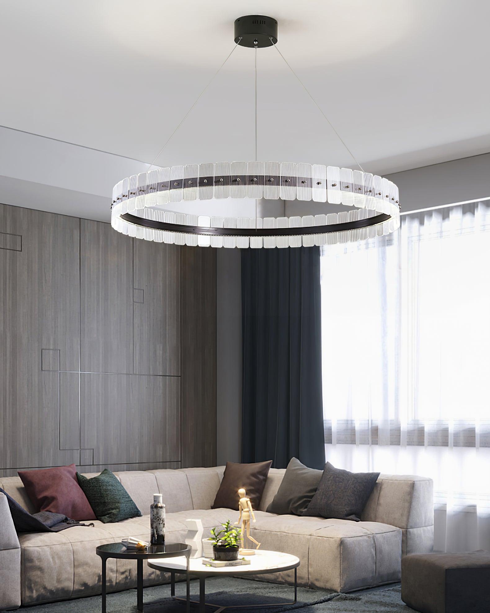Kynell Chandelier Saturno LED with Acrylic Blocks
