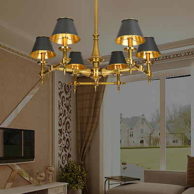 Comarion Vintage Traditional Chandelier - Neutral Decor
