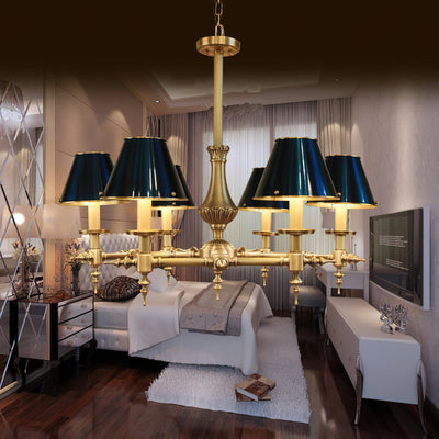 Comarion Vintage Traditional Chandelier - Neutral Decor
