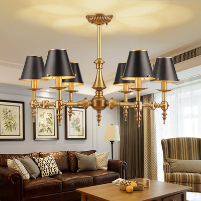 Comarion Vintage Traditional Chandelier - Neutral Decor