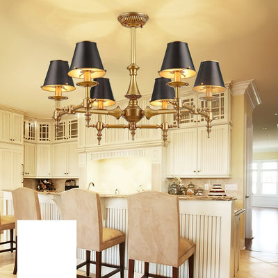 Comarion Vintage Traditional Chandelier - Neutral Decor